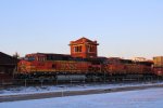 BNSF in the setting sun